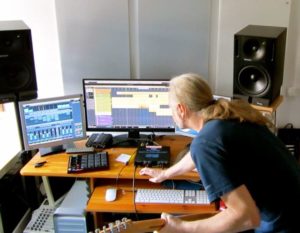 Level Pi recording in his Studio